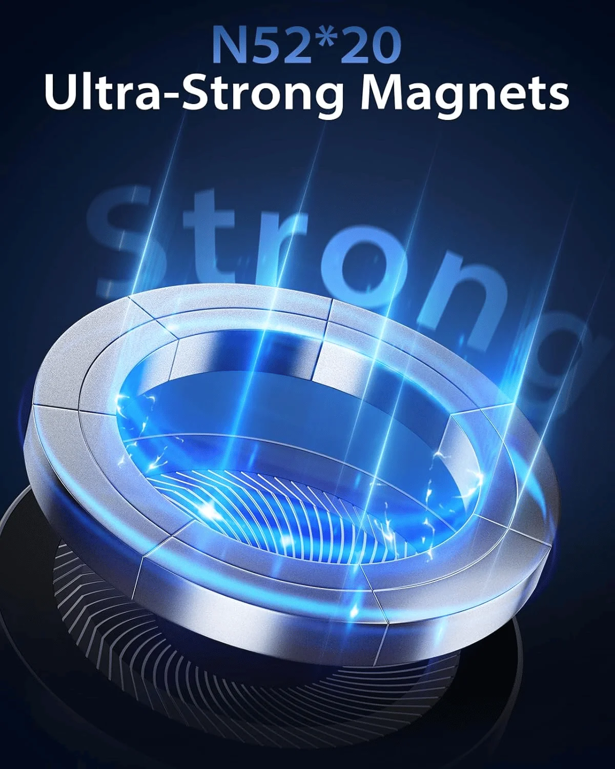 360° Magnetic MagSafe Car Phone Mount for Vent - Image 5