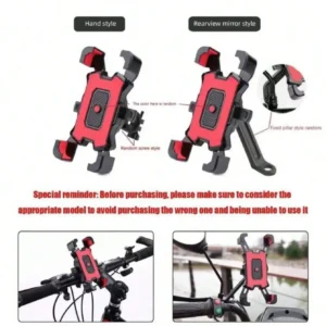 360° Auto-Lock Bike Phone Mount for 4.7-6.8" Phones - Thumbnail Image 5