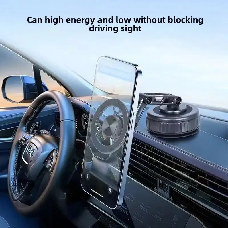 360° Magnetic Car Phone Mount with Foldable Arm - Image 4
