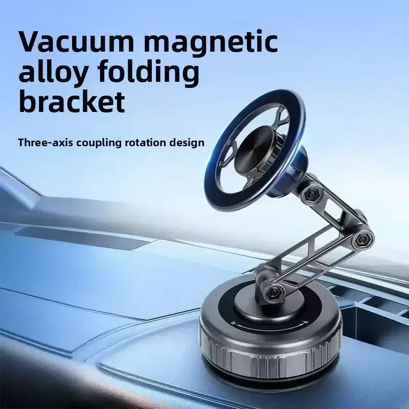360° Magnetic Car Phone Mount with Foldable Arm - Image 3