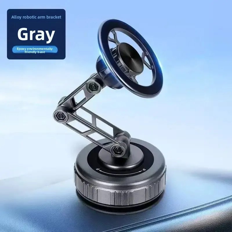 360° Magnetic Car Phone Mount with Foldable Arm - Image 7