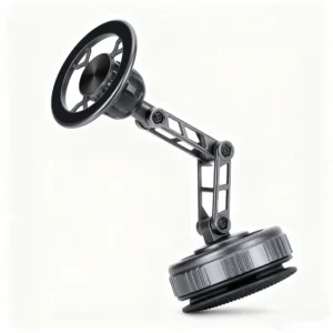 360° Magnetic Car Phone Mount with Foldable Arm