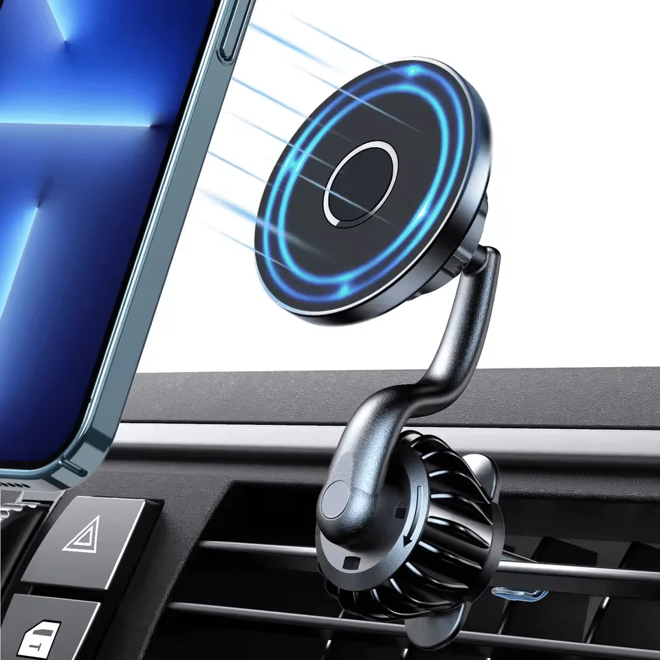 360° Magnetic MagSafe Car Phone Mount for Vent - Image 4