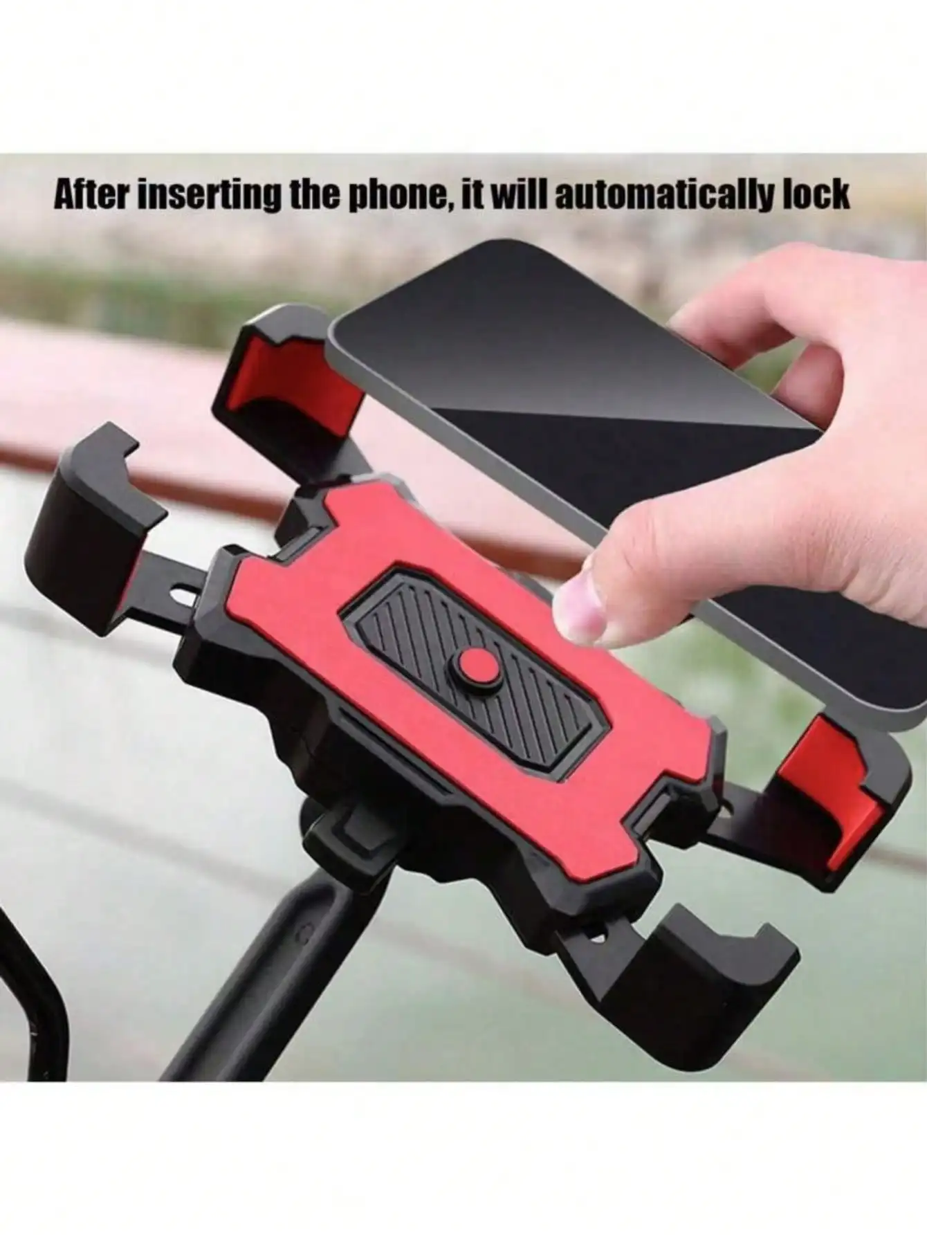 360° Auto-Lock Bike Phone Mount for 4.7-6.8" Phones - Image 7