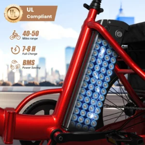 QRONGE 960W Folding Electric Trike, 36V 13.5Ah - Thumbnail Image 3