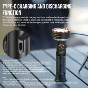 TrustFire TC50 5100LM Rechargeable Camping Lantern - Thumbnail Image 5