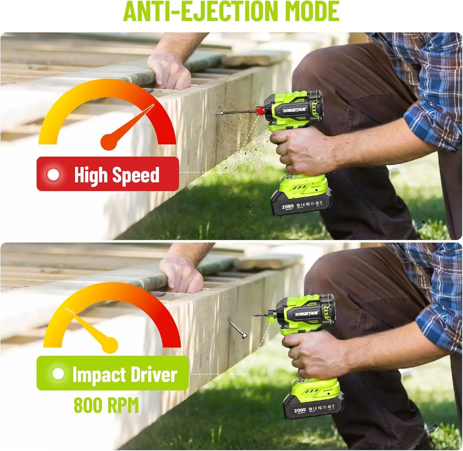 Robustrue 21V Brushless Impact Driver, 230N.m - Image 6