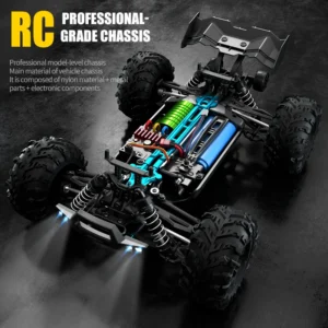 1/16 4WD Brushless RC Car 70KM/H Off-Road - Thumbnail Image 2