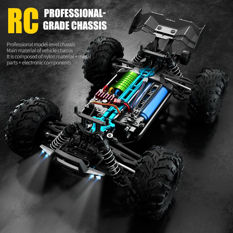 1/16 4WD Brushless RC Car 70KM/H Off-Road - Image 2