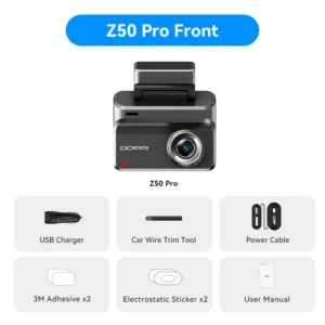 DDPAI Z50 Pro 4K Front Rear Dash Cam WiFi GPS - Thumbnail Image 11