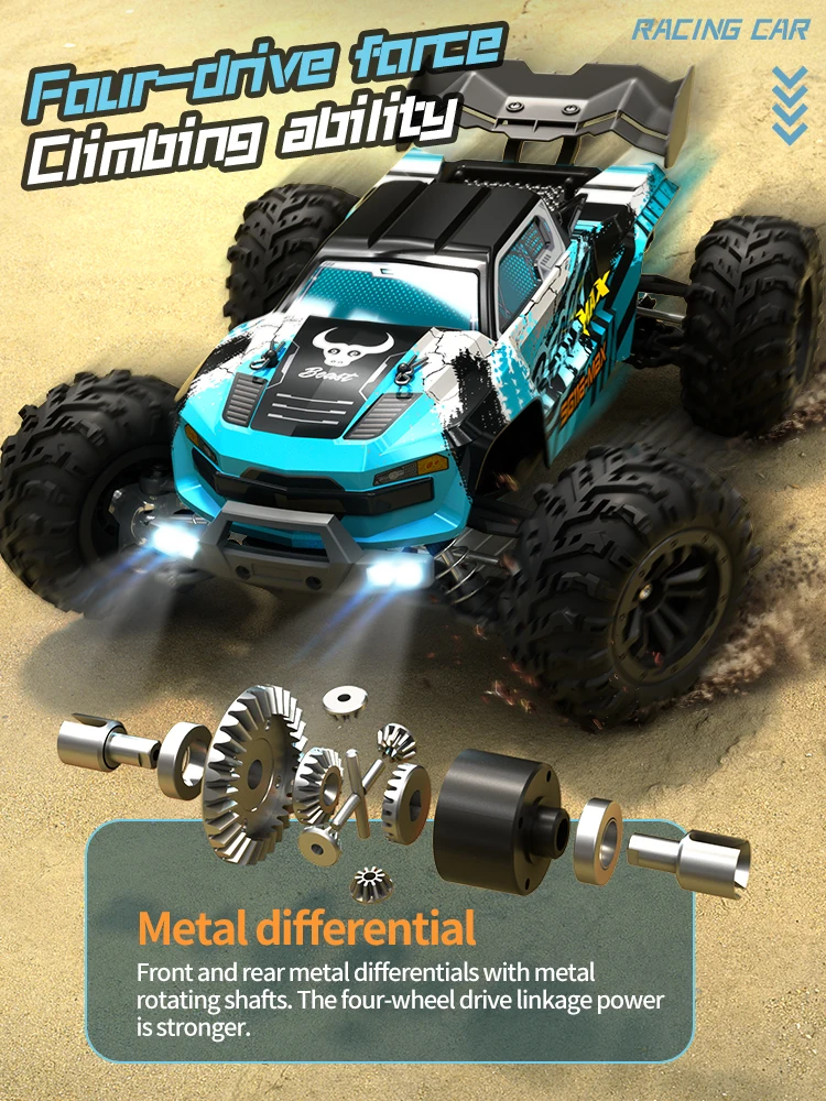 SG116 MAX 1/16 4WD Brushless RC Car 80KM/H - Image 5