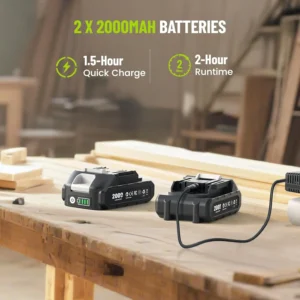Robustrue 21V Brushless Impact Driver, 230N.m - Thumbnail Image 4