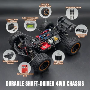 HAIBOXING 16890S 1:16 4WD RC Truck 25MPH - Thumbnail Image 5