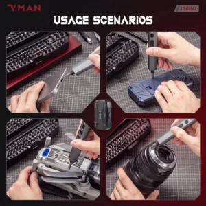 VMAN 156-in-1 Electric Precision Screwdriver Set - Thumbnail Image 3