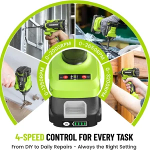 Robustrue 21V Brushless Impact Driver, 230N.m - Thumbnail Image 5