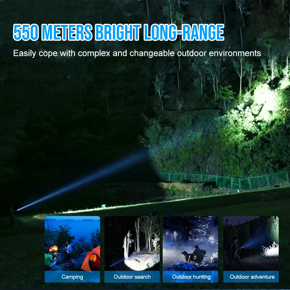 TrustFire T40R 1800LM Tactical LED Flashlight - Image 3