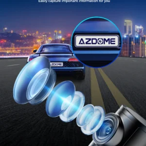 AZDOME M300S 4K Front Rear Dash Cam WiFi GPS - Thumbnail Image 5