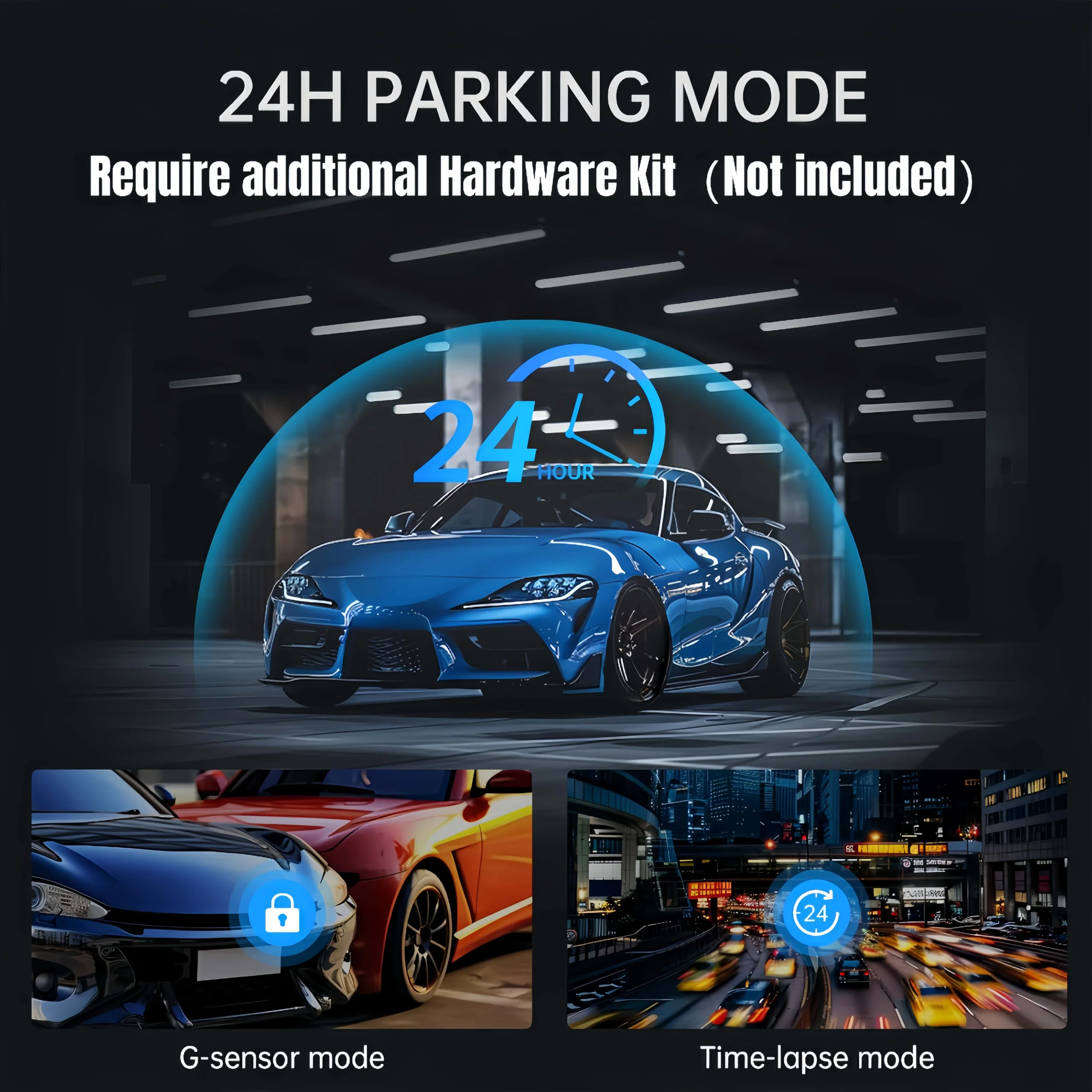 9.66" 4K Dual Lens Mirror Dash Cam - Image 6