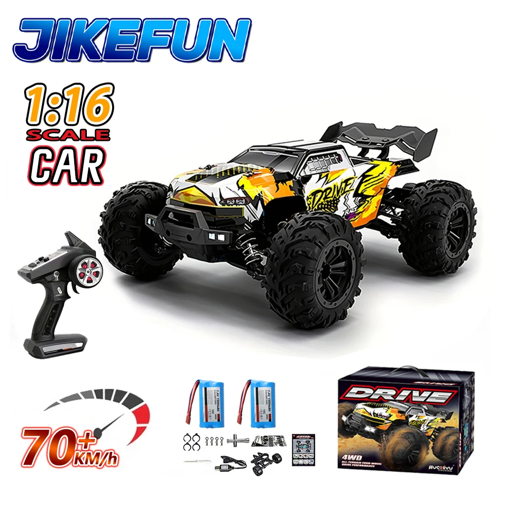 1/16 4WD Brushless RC Car 70KM/H Off-Road - Image 1