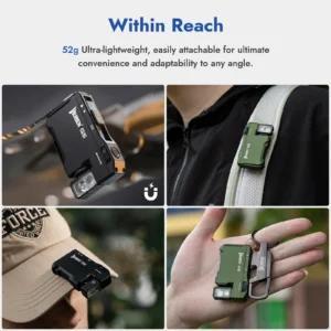 G5 400LM Magnetic EDC Flashlight, USB-C - Thumbnail Image 3