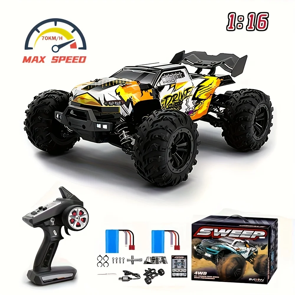 1/16 4WD Brushless RC Car 70KM/H Off-Road - Image 7