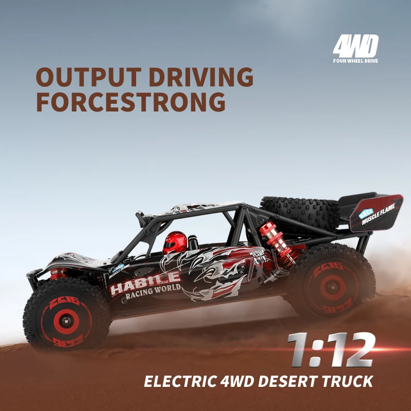 WLtoys 124016 124017 RC Car 75km/h 4WD Brushless - Image 3