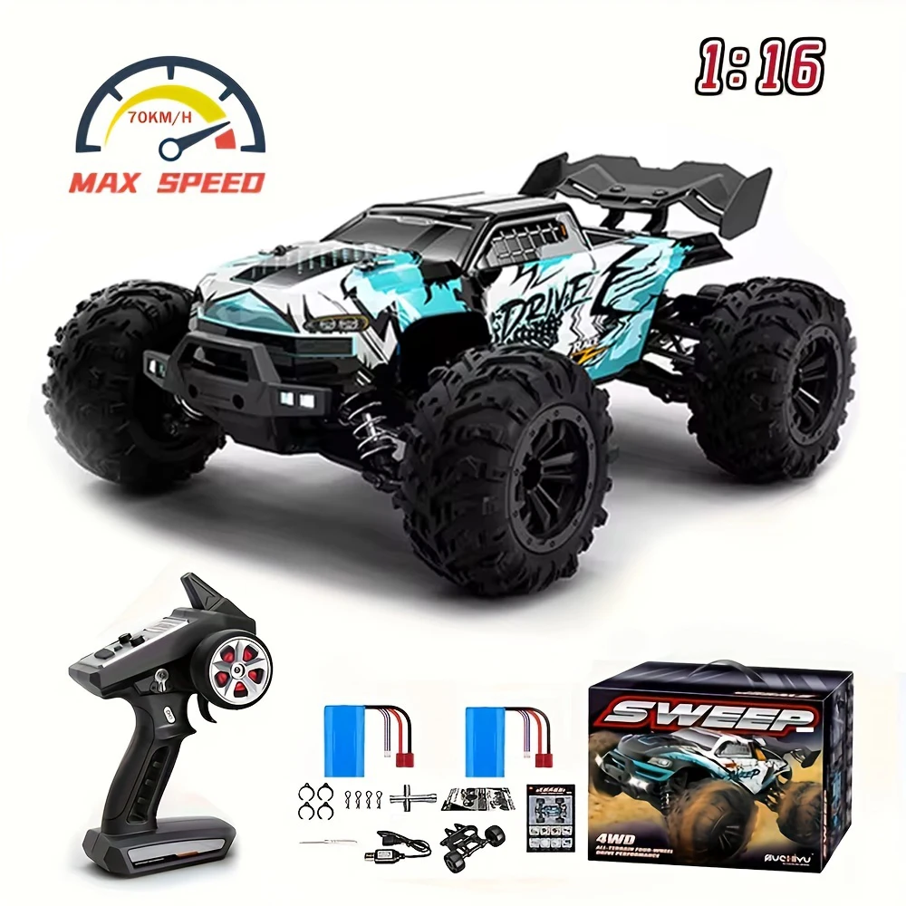 1/16 4WD Brushless RC Car 70KM/H Off-Road - Image 9