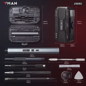 VMAN 156-in-1 Electric Precision Screwdriver Set - Thumbnail Image 6