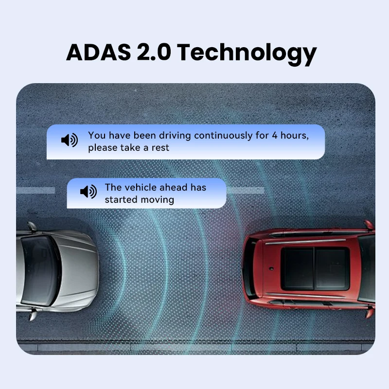 DDPAI Z50 Pro 4K Front Rear Dash Cam WiFi GPS - Image 5