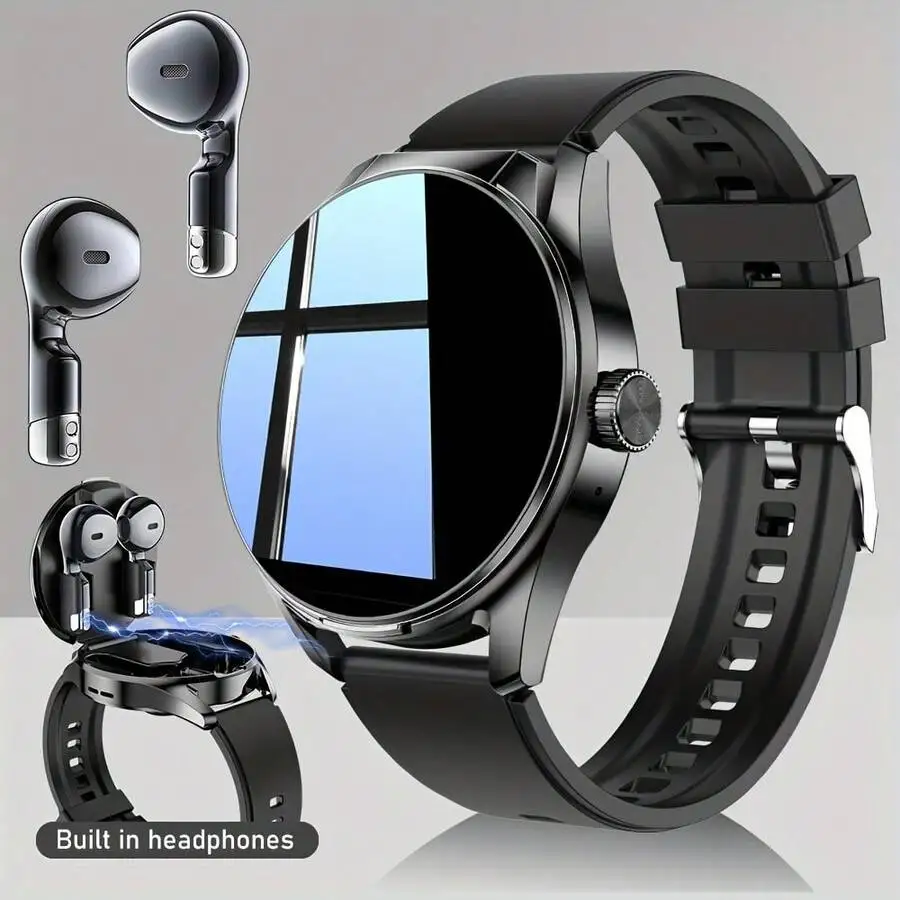 Smartwatch with Earbuds, Touchscreen, Voice Calling - Image 1