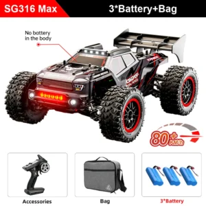 SG116 MAX 1/16 4WD Brushless RC Car 80KM/H - Thumbnail Image 8