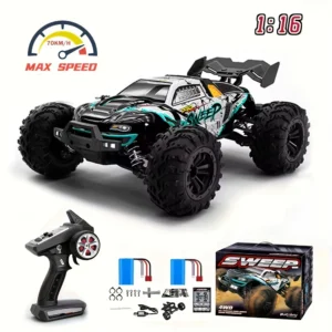 1/16 4WD Brushless RC Car 70KM/H Off-Road - Thumbnail Image 10
