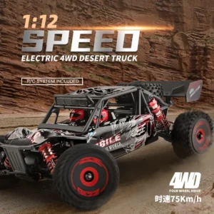 WLtoys 124016 124017 RC Car 75km/h 4WD Brushless - Thumbnail Image 2