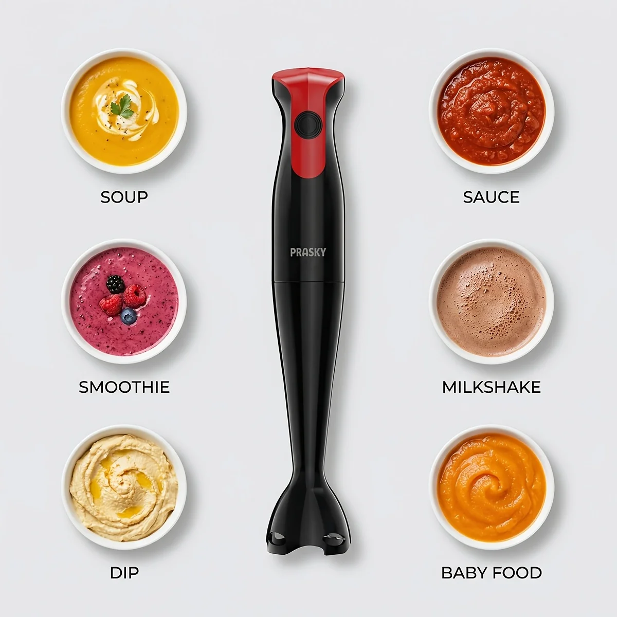 Hand Blender, Electric Stick Mixer for Smoothies - Image 2