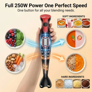 Hand Blender, Electric Stick Mixer for Smoothies - Thumbnail Image 4