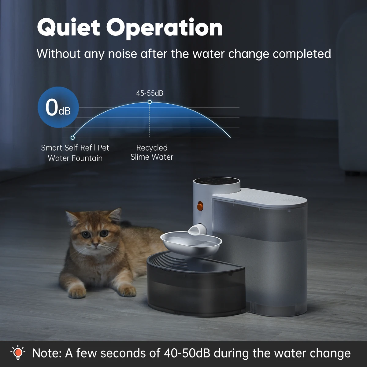 Smart Stainless Steel Cat Water Dispenser - Image 3