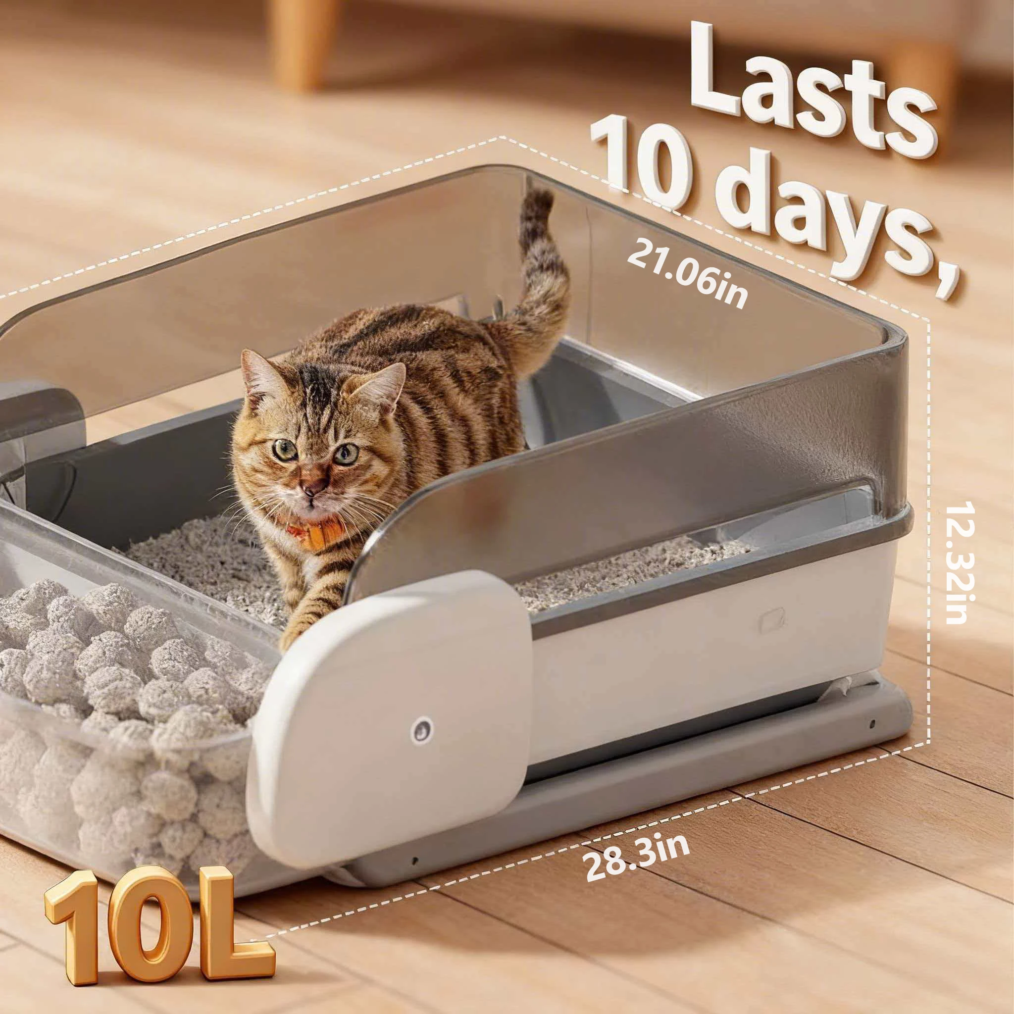 Automatic Self-Cleaning Cat Litter Box, App Control - Image 5