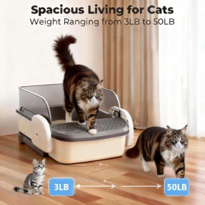 Automatic Self-Cleaning Cat Litter Box, App Control - Thumbnail Image 2