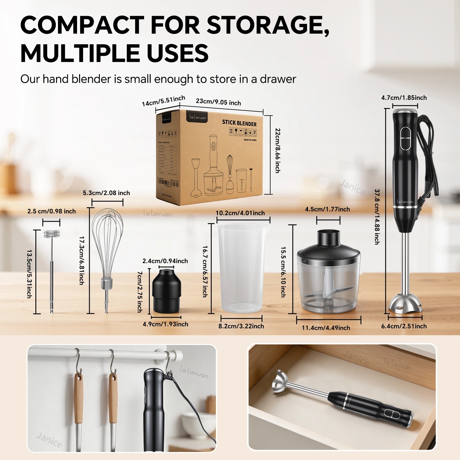 110V Multi-Purpose 5-in-1 Electric Blender Set - Image 8