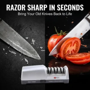 18W 3-Stage 15° Electric Diamond Knife Sharpener - Thumbnail Image 6