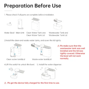 Smart Stainless Steel Cat Water Dispenser - Thumbnail Image 8