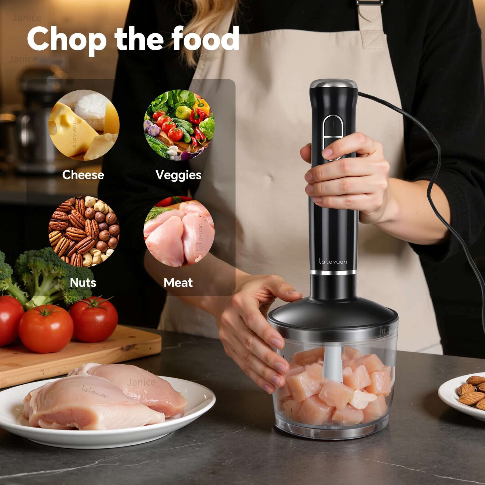 110V Multi-Purpose 5-in-1 Electric Blender Set - Image 3