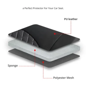 PU Leather Car Seat Covers, Universal Fit - Thumbnail Image 5