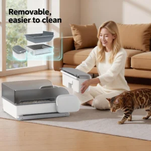 Automatic Self-Cleaning Cat Litter Box, App Control - Thumbnail Image 4