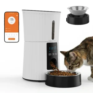 4L Automatic Cat Feeder, WiFi App Control - Thumbnail Image 7