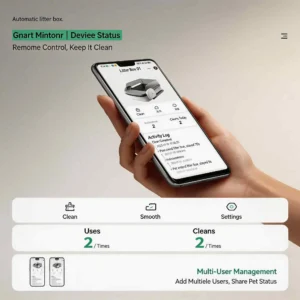 Automatic Self-Cleaning Cat Litter Box, App Control - Thumbnail Image 6