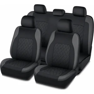 PU Leather Car Seat Covers, Universal Fit - Thumbnail Image 2