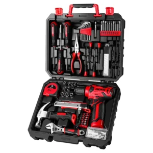 126-Piece 8V Cordless Drill & Tool Kit
