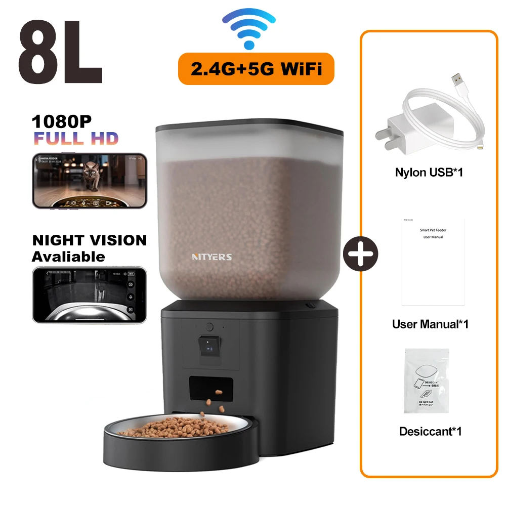 8L Automatic Cat Feeder with 1080P Camera - Image 7