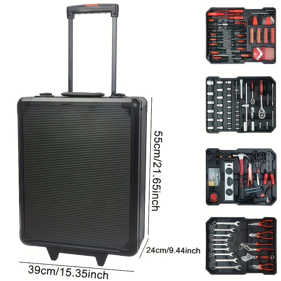899/52-Piece Professional Tool Set, Portable Toolbox - Image 4